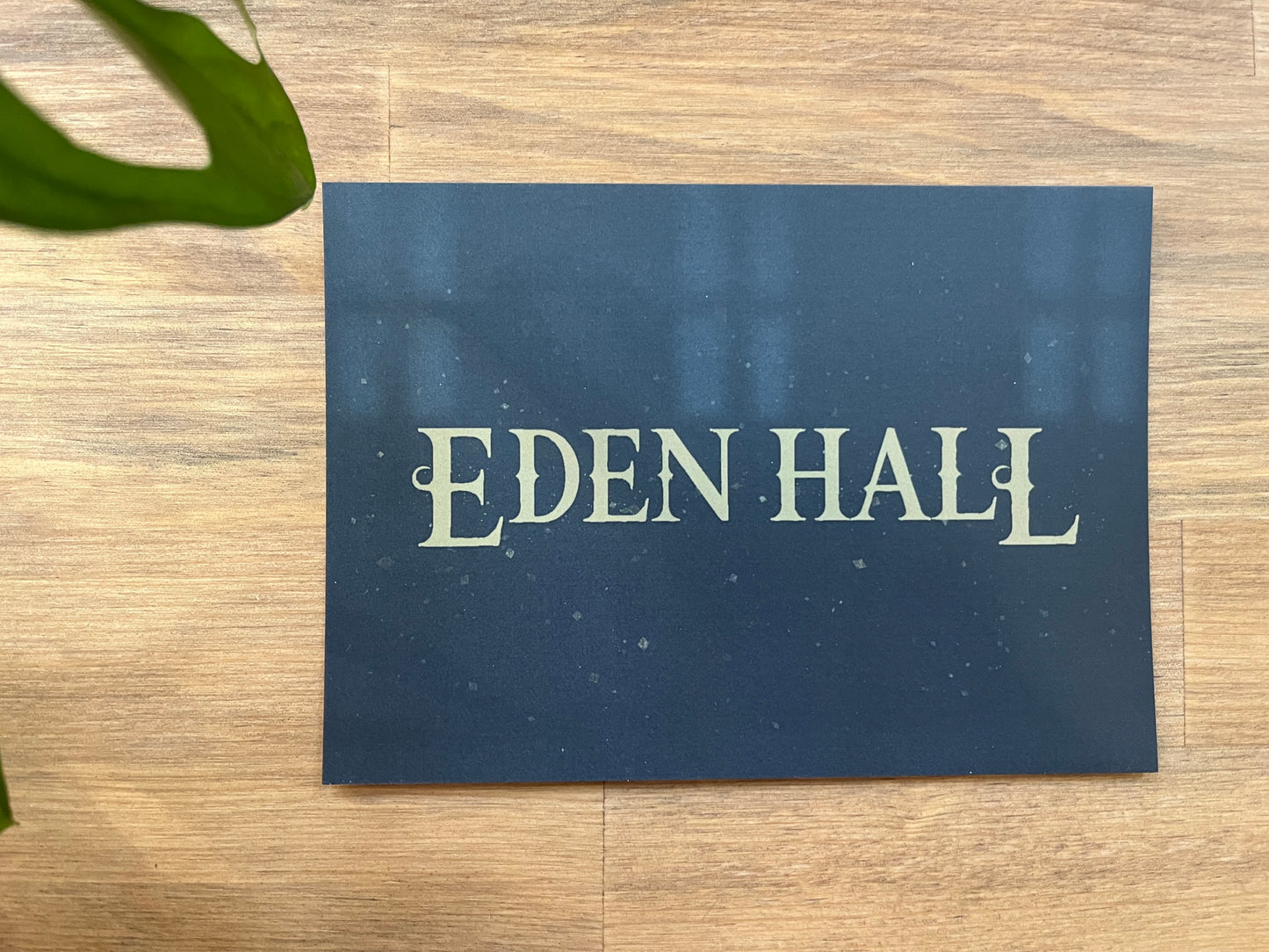 Postkarte "Eden Hall Schriftzug"